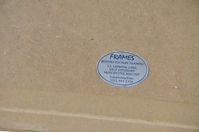 Lot 34 - IAN CHAPMAN; a pair of collages, 'Alentejo',...