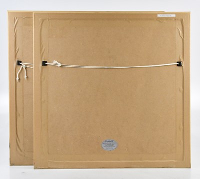 Lot 34 - IAN CHAPMAN; a pair of collages, 'Alentejo',...