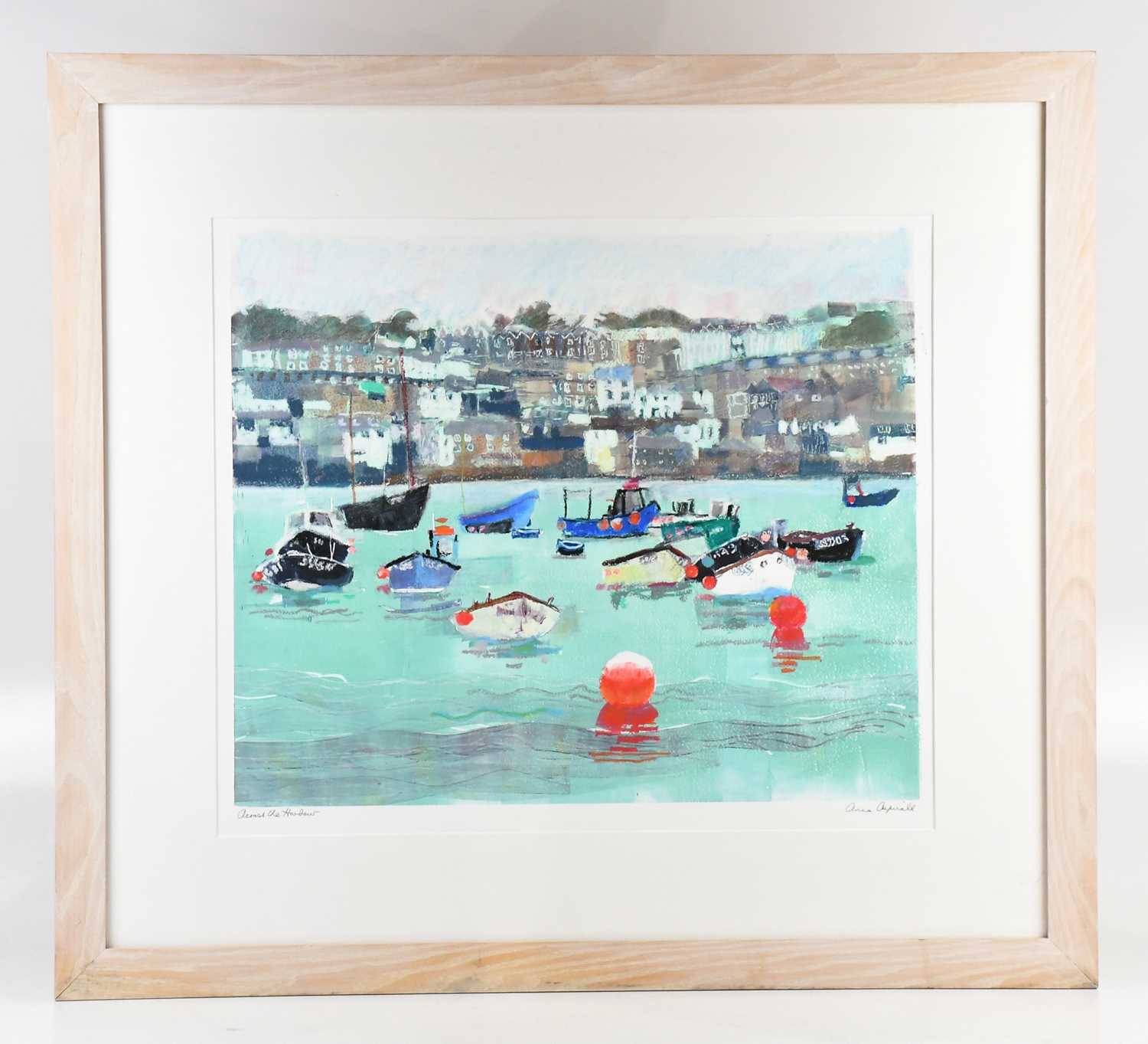 Lot 17 - ANNE ASPINALL (b.1949); mixed media, 'Across...