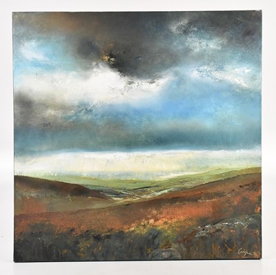 Lot 117 - BRUNO CAVELLEC; oil on canvas, 'Approaching...