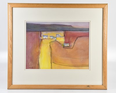 Lot 97 - JO POULTER; watercolour, 'Overstones, Peak...