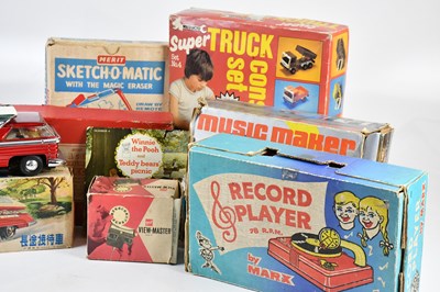 Lot 141 - A collection of vintage toys including Merit...