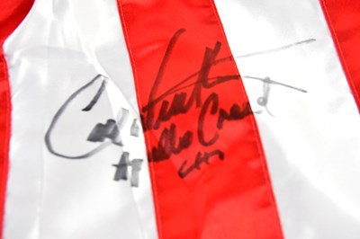 Lot 1212 - ROCKY; a signed pair of Carl Weathers (Apollo...