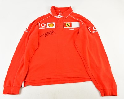 Lot 1197 - MICHAEL SCHUMACHER; a Ferrari Fila long...