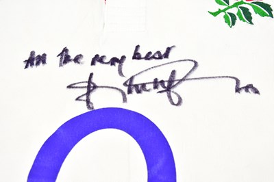 Lot 1198 - JONNY WILKINSON; a 2003 England rugby shirt,...