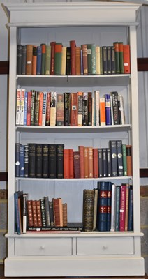 Lot 76 - A white painted freestanding open bookcase...