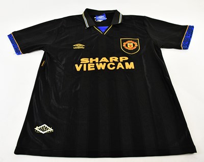 Lot 1191 - ERIC CANTONA; a Manchester United retro style '...