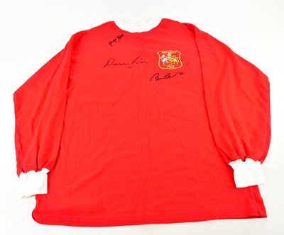 Lot 1205 - MANCHESTER UNITED; a 1963 retro style football...