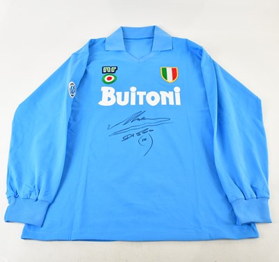 Lot 1186 - DIEGO MARADONA; a Napoli Buitoni retro style...