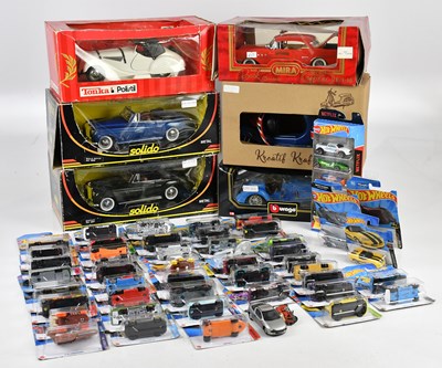 Lot 84 - A collection of model and die-cast vehicles...