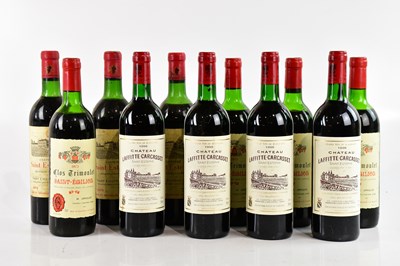 Lot 751 - RED WINE; eleven bottles of mixed red wine...