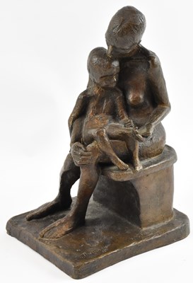 Lot 630 - ALAN THORNHILL (1921-2020); a bronze figure of...