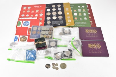 Lot 609 - A large quantity of assorted coins including...