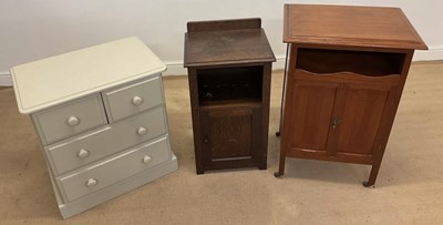 Lot 844 - Three small items of furniture, to include a...