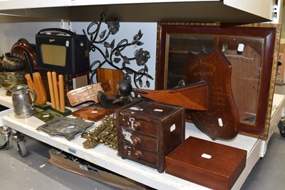 Lot 348 - A mixed lot including items of rowing and...