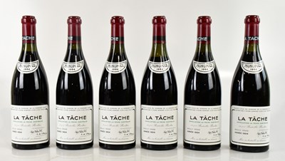 Lot 720 - RED WINE; six bottles La Tache Monopole 1994...