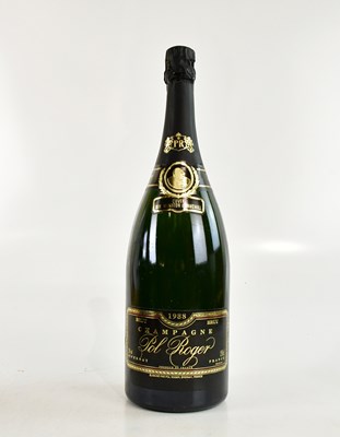 Lot 819 - CHAMPAGNE; a single magnum bottle Pol Roger...