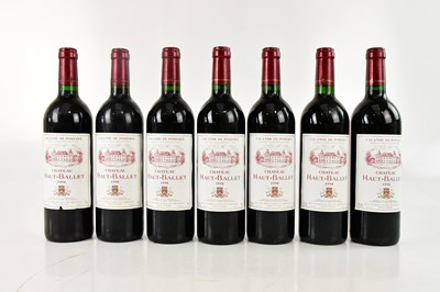 Lot 774 - RED WINE; seven bottles Château Haut-Ballet...