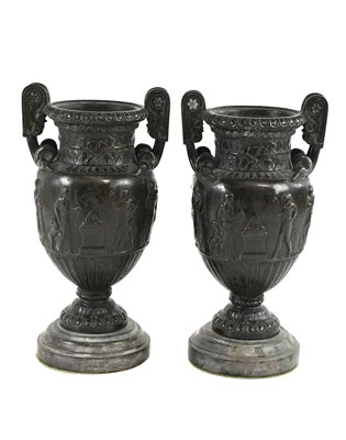 Lot 700 - A pair of 19th century Grand Tour style...