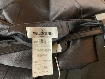Lot 1998 - VALENTINO; a grey wool fully lined suit...