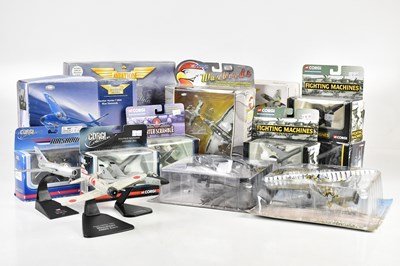 Lot 63 - A collection of die-cast model planes,...