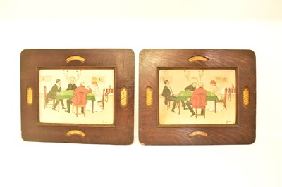 Lot 549 - Two 1920s pictures depicting characters...