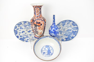 Lot 223 - Various Oriental ceramics including a Chinese...