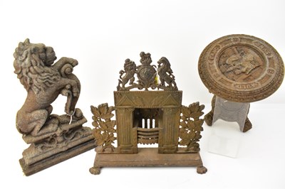 Lot 795 - An unusual well made cast iron miniature...