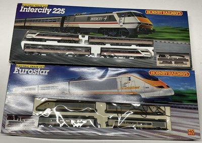 Lot 98 - HORNBY; a Eurostar train set and an Intercity...