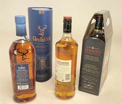 Lot 133 - WHISKY; four bottles of whisky to comprising a...