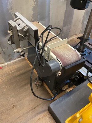 Lot 745 - Three pieces of woodworking equipment, to...