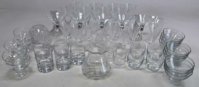 Lot 246 - A quantity of glassware, to include champagne...