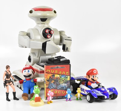 Lot 57 - A collection of video game related memorabilia,...