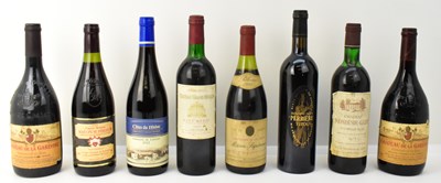 Lot 189 - RED WINE; eight bottles comprising Château...