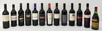 Lot 193 - RED WINE; thirteen bottles of mixed red wine,...