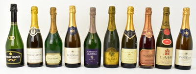 Lot 194 - Ten bottles of vintage and modern mostly...