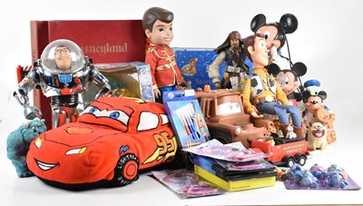 Lot 54 - A collection of Disney toys, figures,...