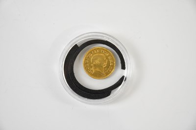 Lot 628 - A George III 1806 gold third guinea, 2.8g.