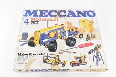 Lot 990 - A Meccano Motorised Set No 4, boxed.