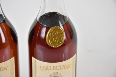 Lot 856 - ARMAGNAC; a cased set of three half bottles...