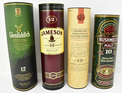 Lot 141 - WHISKY; four bottles of various whisky...