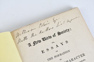 Lot 233 - OWEN (ROBERT), A NEW VIEW OF SOCIETY, OR...