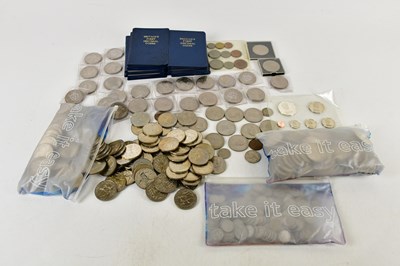 Lot 593 - A large collection of assorted coins,...