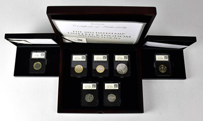 Lot 1016 - Three cased coin sets, comprising a...