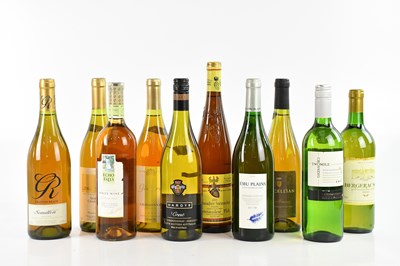 Lot 801 - WHITE WINE; ten bottles of mixed white wine...