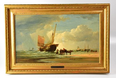 Lot 689 - SAMUEL WALTERS (1811-1882); oil on canvas,...