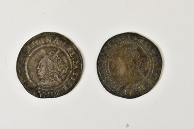 Lot 624 - Two Elizabeth I silver sixpence dated 1567 and...