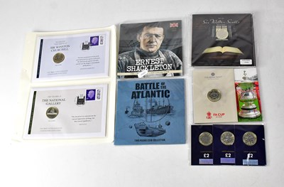 Lot 1029 - A quantity of uncirculated packaged coins,...