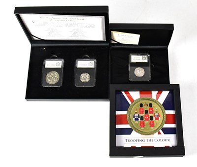 Lot 1012 - Two cased coin sets, comprising 'DateStamp...