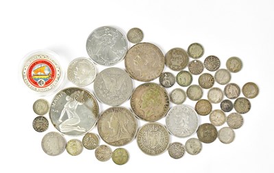 Lot 1043 - A mixed collection of silver coinage to...